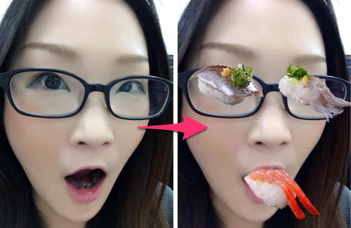定番の 目線隠し から 寿司 まで 顔出しngの写真に使えるアプリ4選 カミアプ Appleのニュースやit系の情報をお届け 定番の 目線隠し から 寿司 まで 顔出しngの写真に使えるアプリ4選 カミアプ Appleのニュースやit系の情報をお届け