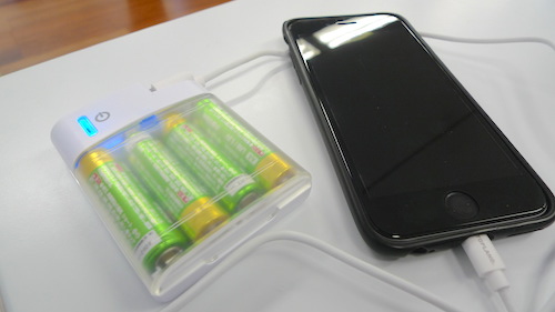 コンビニの電池型充電器 実際にiphoneを何 充電できるのか調べてみた カミアプ Appleのニュースやit系の情報をお届け