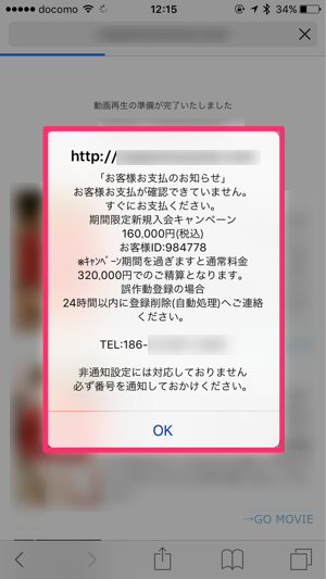 高齢者のネットトラブル1位はアダルトサイト ワンクリック詐欺の対処法 カミアプ Appleのニュースやit系の情報をお届け