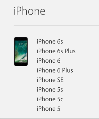 悲報 Iphone 4sは対象外に Appleが公式ページでios 10対応デバイスを公開 カミアプ Appleのニュースやit系の情報をお届け