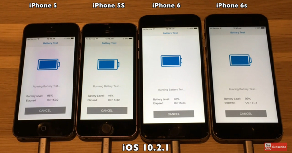 Ios10 3にしちゃって大丈夫 気になるバッテリー持ちの違いが検証動画で明らかに カミアプ Appleのニュースやit系の情報をお届け