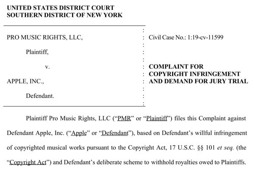 Appleは著作者に許可取得や報酬支払いを怠った Apple Music訴訟へ カミアプ Appleのニュースやit系の情報をお届け