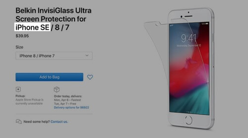 Iphone Se 2はiphone 7 8と画面一緒 公式サイトの販売ページで明らかに カミアプ Appleのニュースやit系の情報をお届け