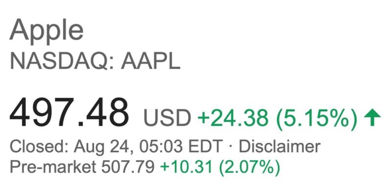 アップル 株式 分割